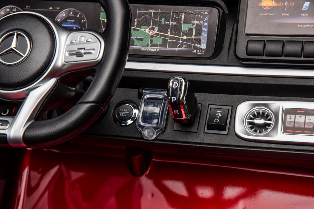 Mercedes G63 4X4 XXL 24V14AH Battery-Powered Car, Red Painted – view 13