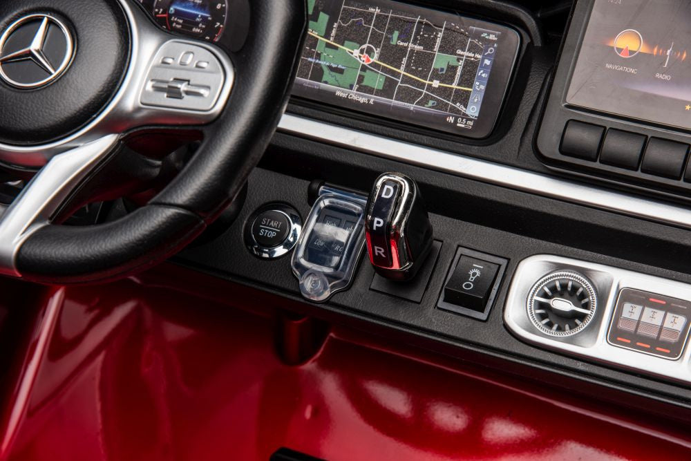 Mercedes G63 4X4 XXL 24V14AH Battery-Powered Car, Red Painted – view 14