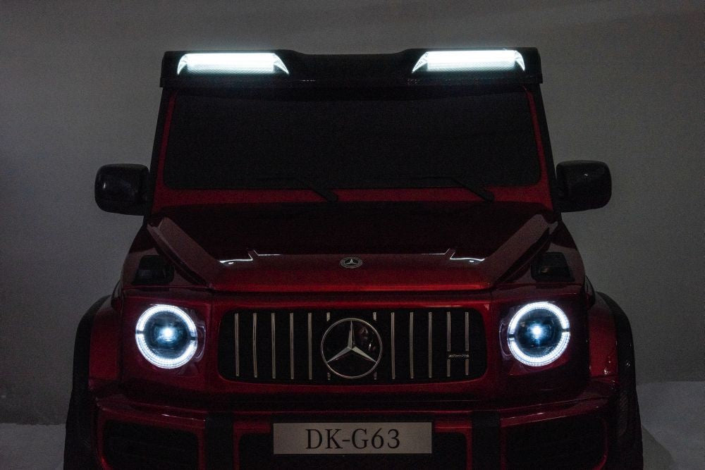 Mercedes G63 4X4 XXL 24V14AH Battery-Powered Car, Red Painted – view 15