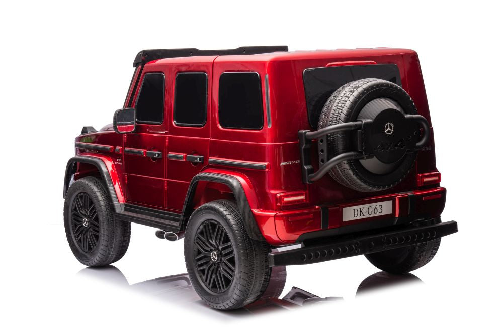 Mercedes G63 4X4 XXL 24V14AH Battery-Powered Car, Red Painted – view 3