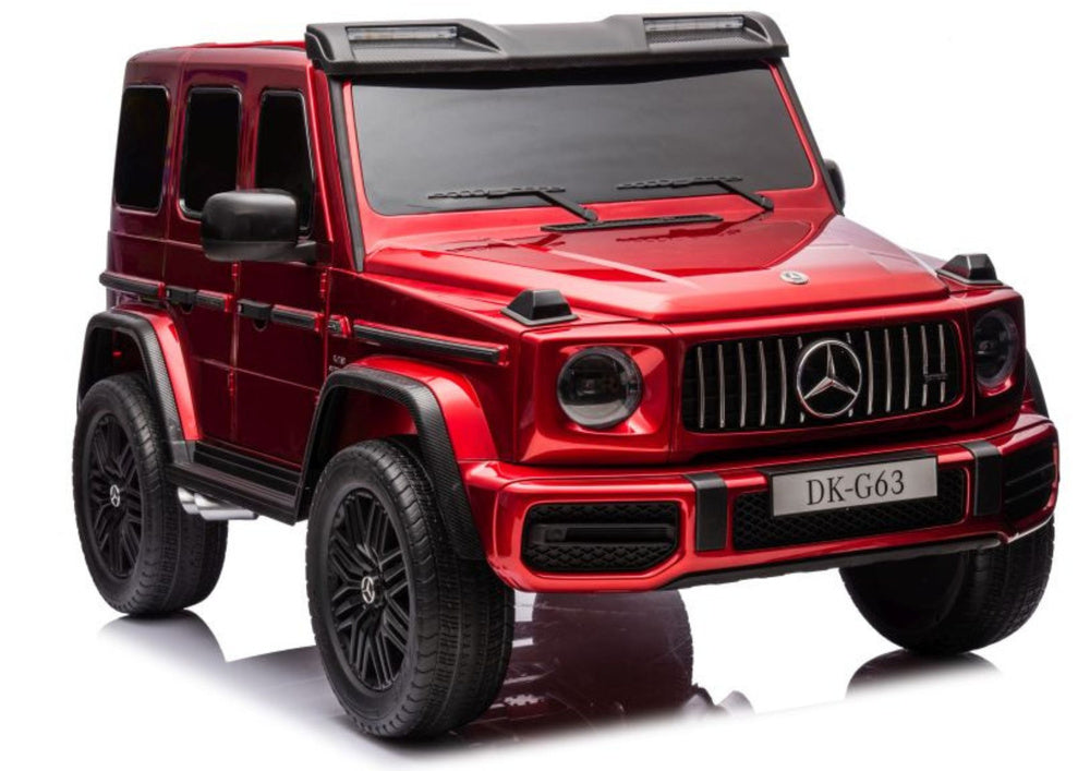 Mercedes G63 4X4 XXL 24V14AH Battery-Powered Car, Red Painted – Electric Ride-On