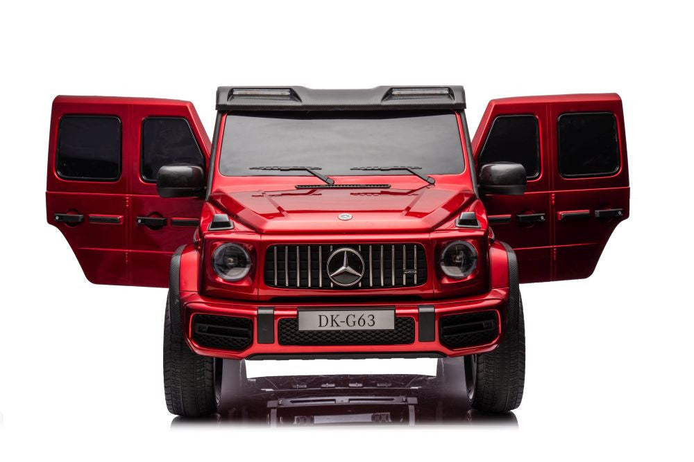 Mercedes G63 4X4 XXL 24V14AH Battery-Powered Car, Red Painted – view 4