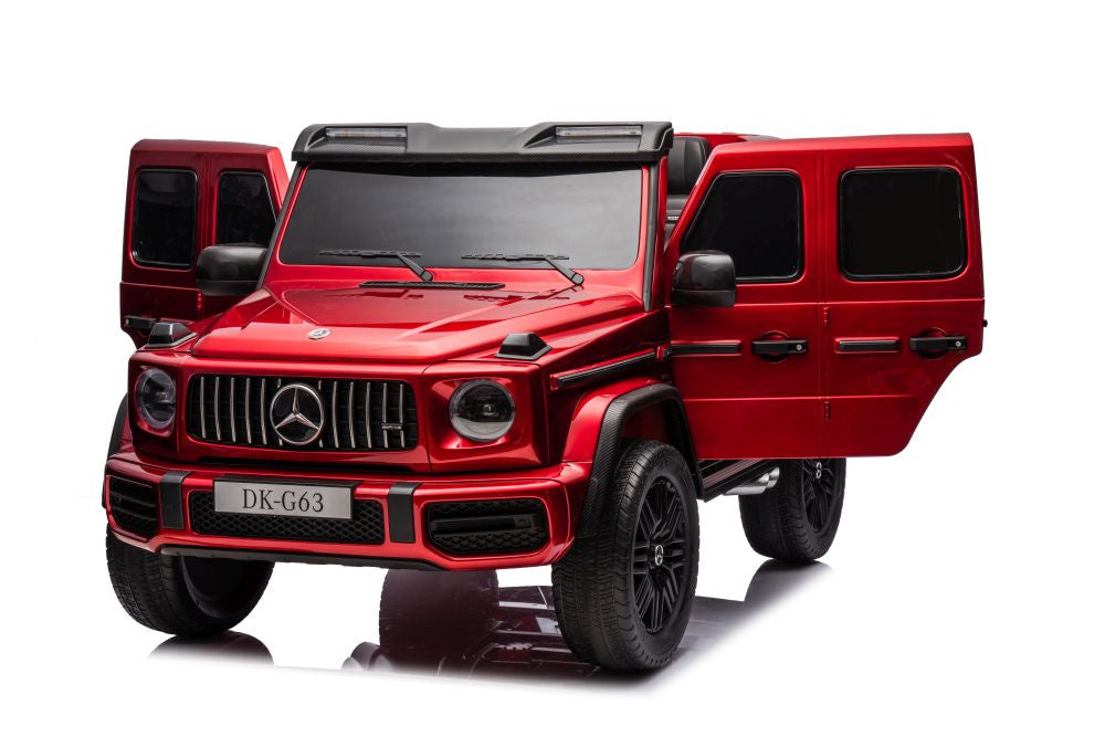 Mercedes G63 4X4 XXL 24V14AH Battery-Powered Car, Red Painted – view 5
