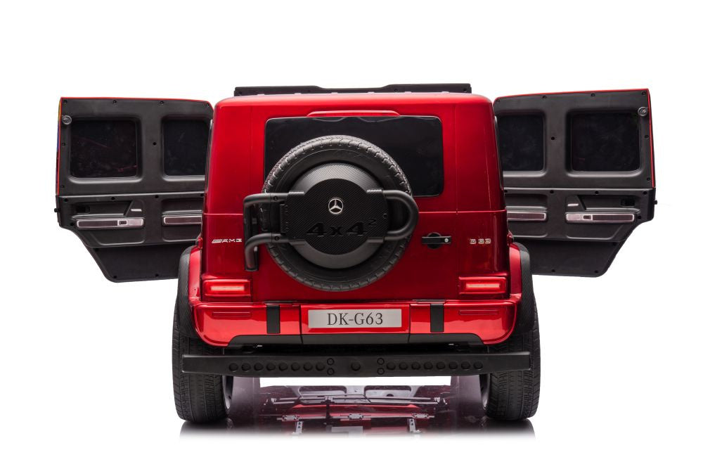 Mercedes G63 4X4 XXL 24V14AH Battery-Powered Car, Red Painted – view 6