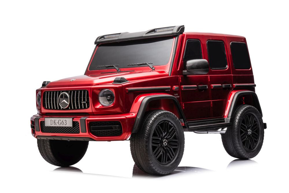 Mercedes G63 4X4 XXL 24V14AH Battery-Powered Car, Red Painted – view 8