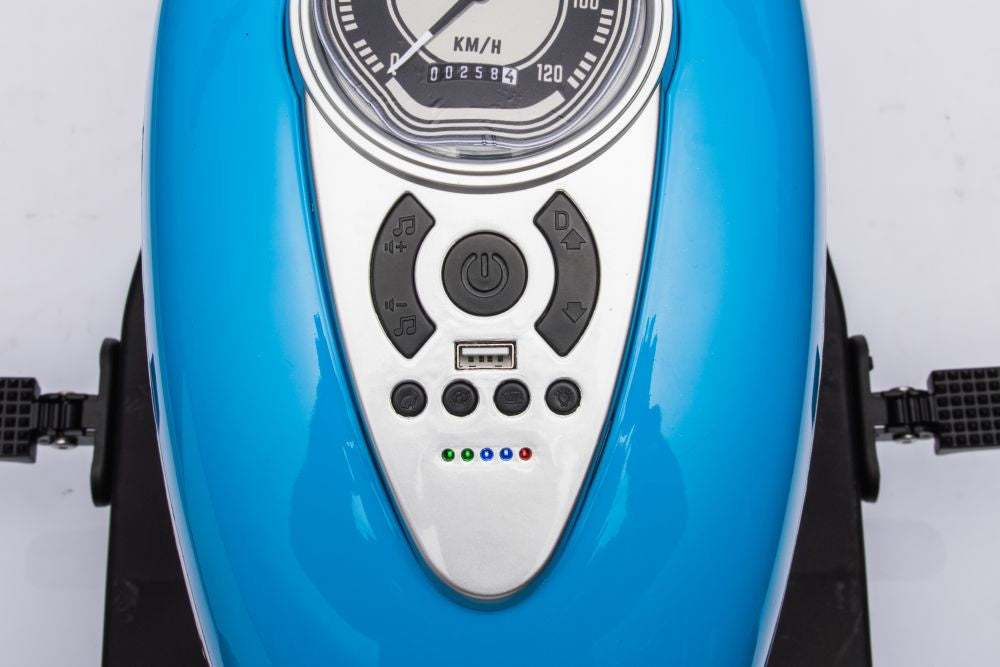 Battery-powered Tricycle LL6688 Blue 24V – view 14