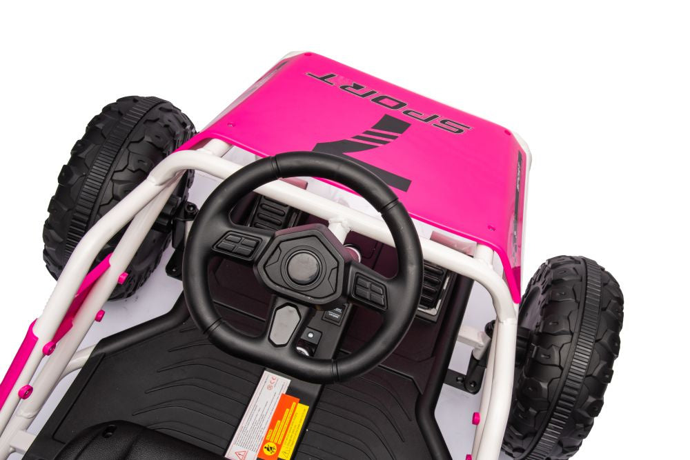 Battery Car Buggy A8812 Pink 24V – view 17