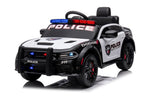 Battery-powered car Dodge Charger Police White and Black – view 3