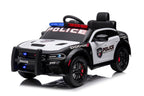 Battery-powered car Dodge Charger Police White and Black – view 4