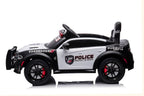 Battery-powered car Dodge Charger Police White and Black – view 5