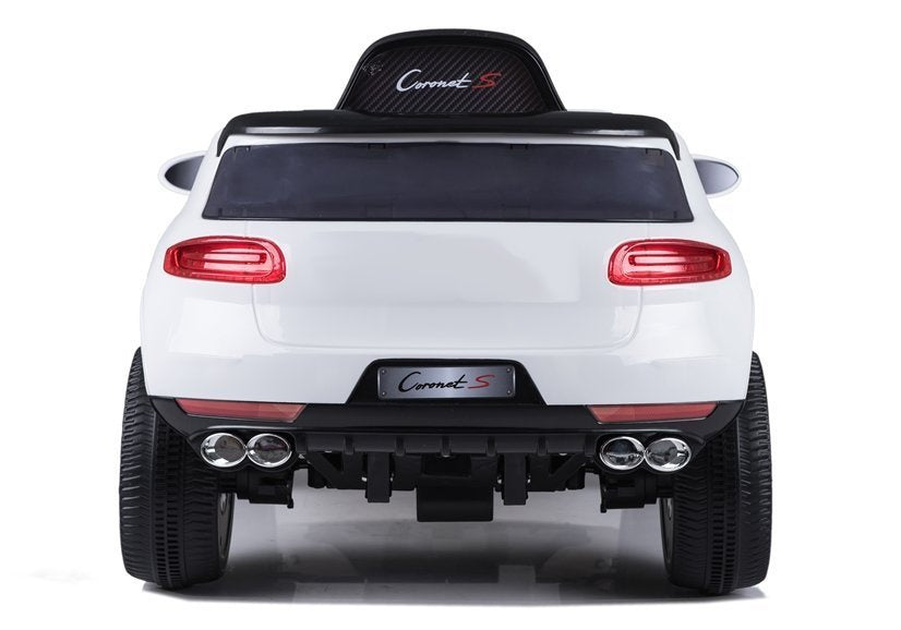 Coronet S White - Electric Ride On Car – view 4