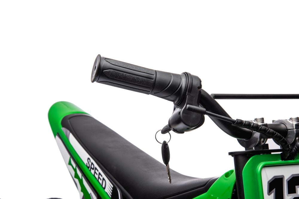 Battery-powered motocross bike A9901 Green – view 6