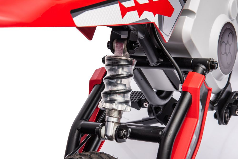 A9901 Red Battery-powered Motocross Bike – view 12
