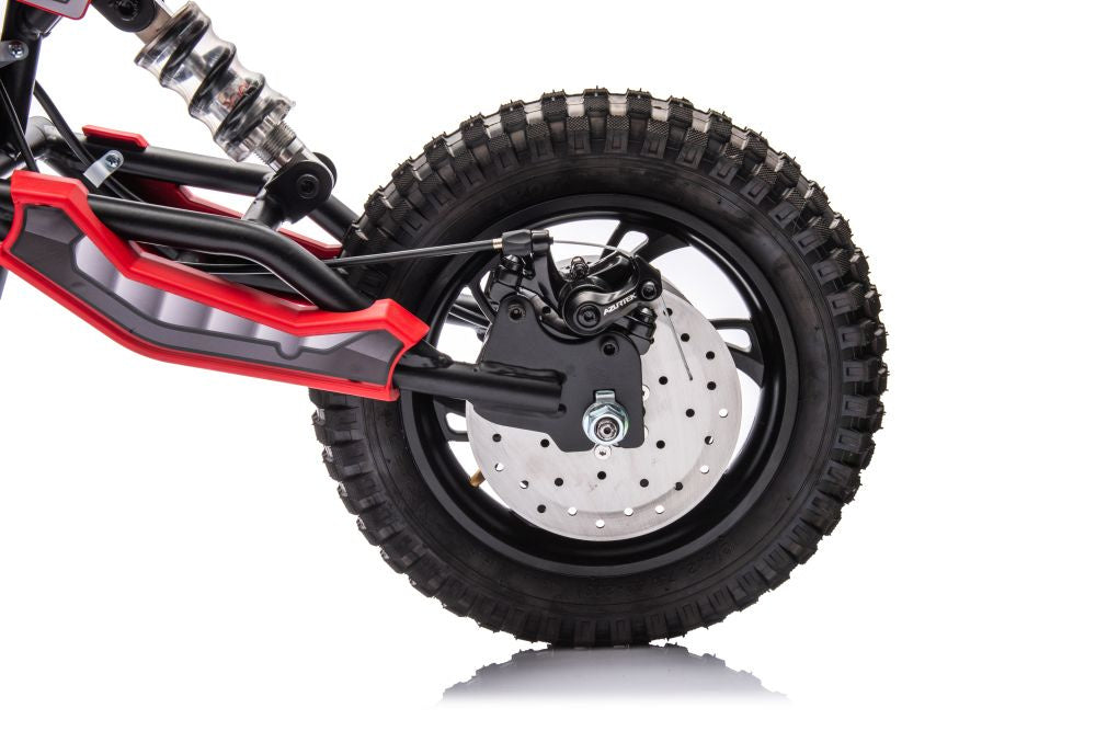 A9901 Red Battery-powered Motocross Bike – view 7
