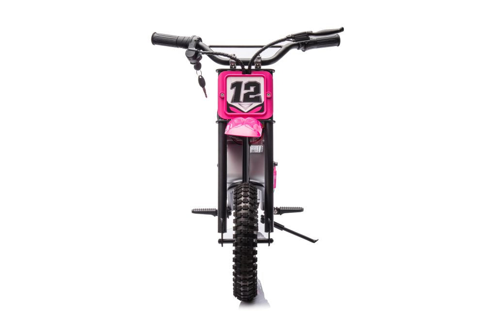 Battery-powered motocross bike A9901 pink – view 2