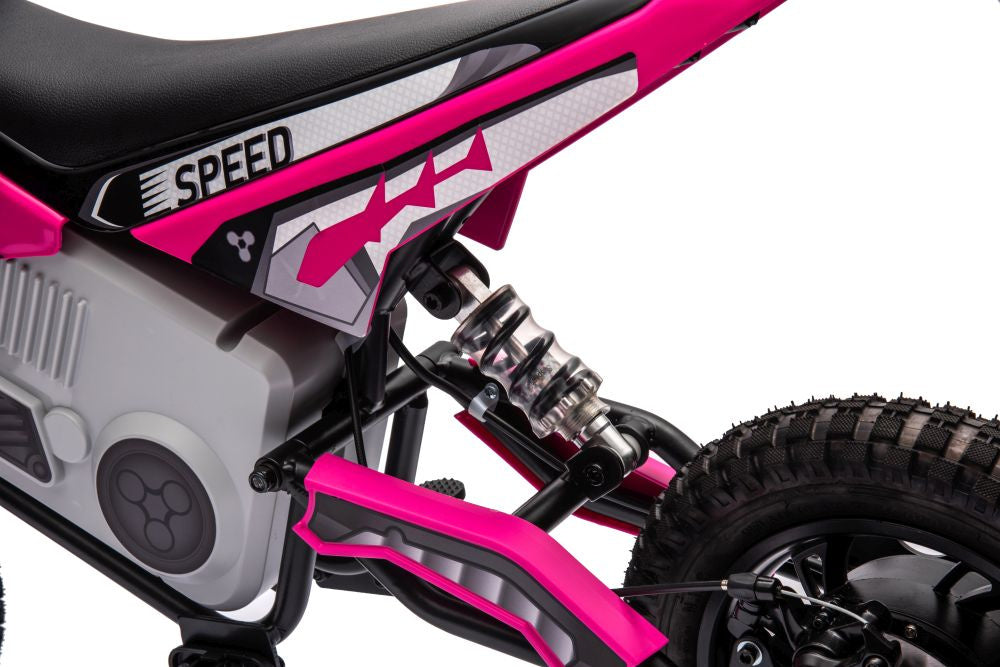Battery-powered motocross bike A9901 pink – view 14