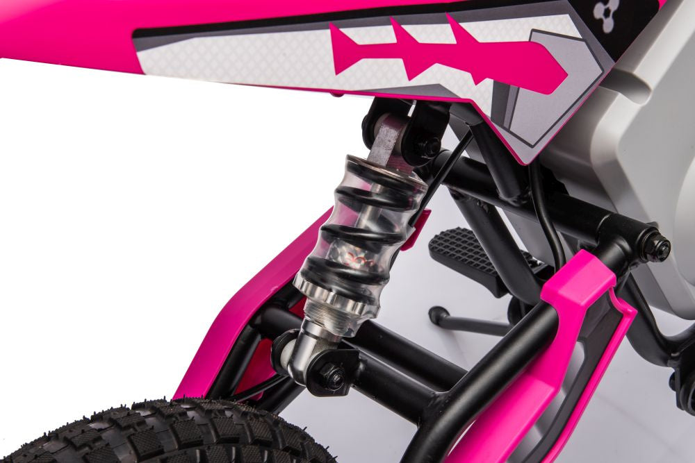 Battery-powered motocross bike A9901 pink – view 15