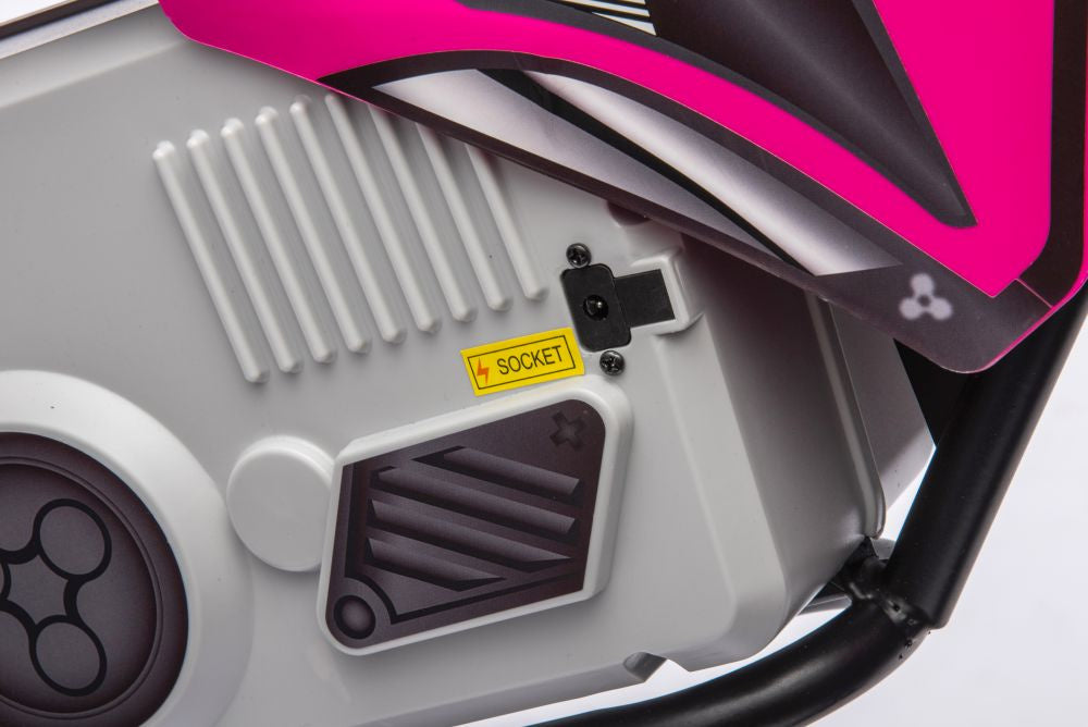 Battery-powered motocross bike A9901 pink – view 7