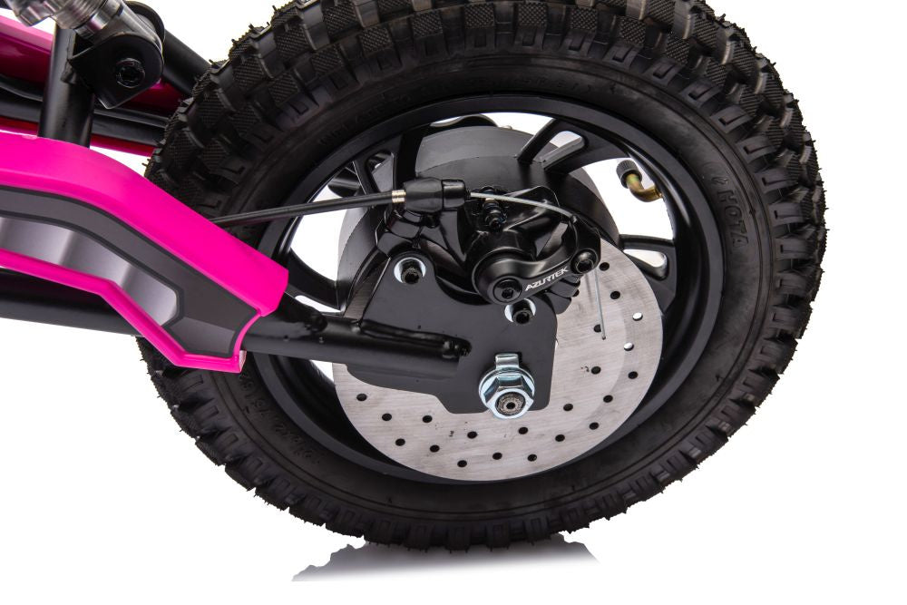 Battery-powered motocross bike A9901 pink – view 9