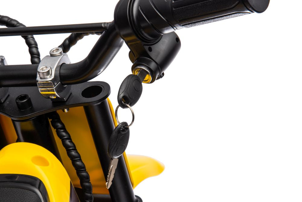 Battery-powered motocross bike A9901 Yellow – view 12