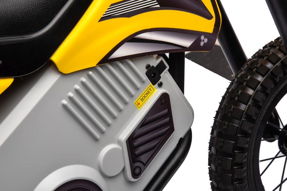 Battery-powered motocross bike A9901 Yellow – view 16