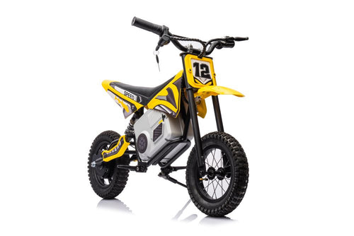 Battery-powered motocross bike A9901 Yellow – Electric Ride-On