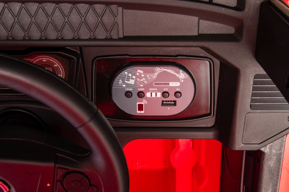 Battery-powered car Scania 500R HL698 Red 4x4 – view 17