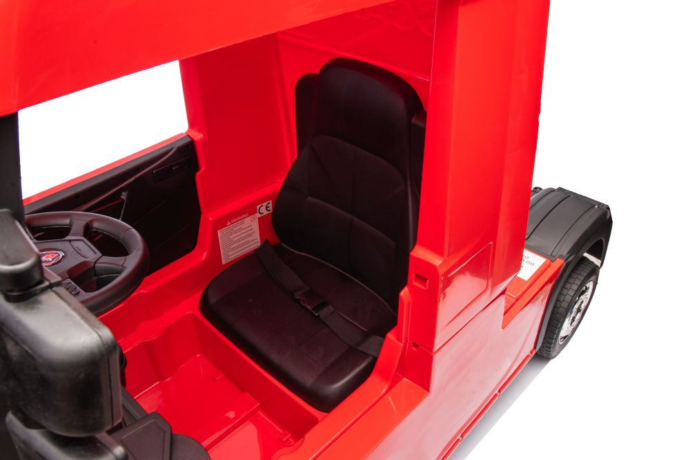Battery-powered car Scania 500R HL698 Red 4x4 – view 8