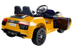 Audi R8 Spyder Yellow - Electric Ride On Car – view 4
