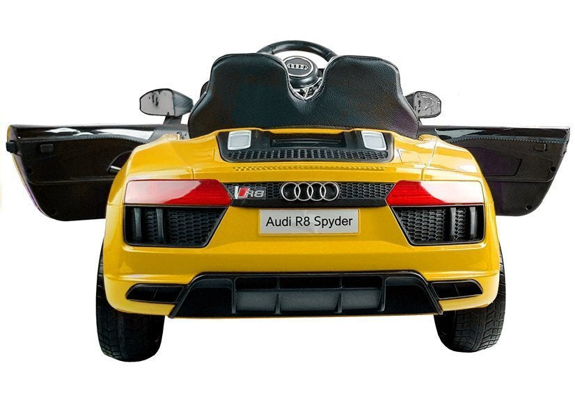 Audi R8 Spyder Yellow - Electric Ride On Car – view 3