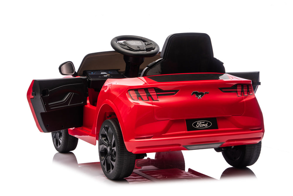 Ford Mustang Mach-E Red 24V Battery-Powered Car – view 2