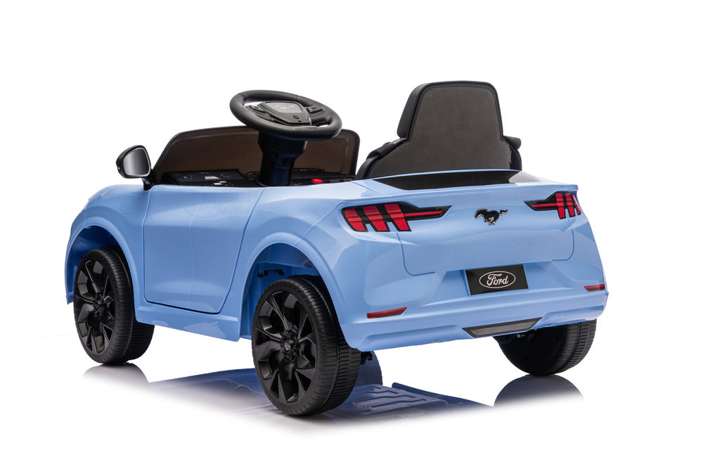 Ford Mustang Mach-E Blue 24V Battery-Powered Car – view 2