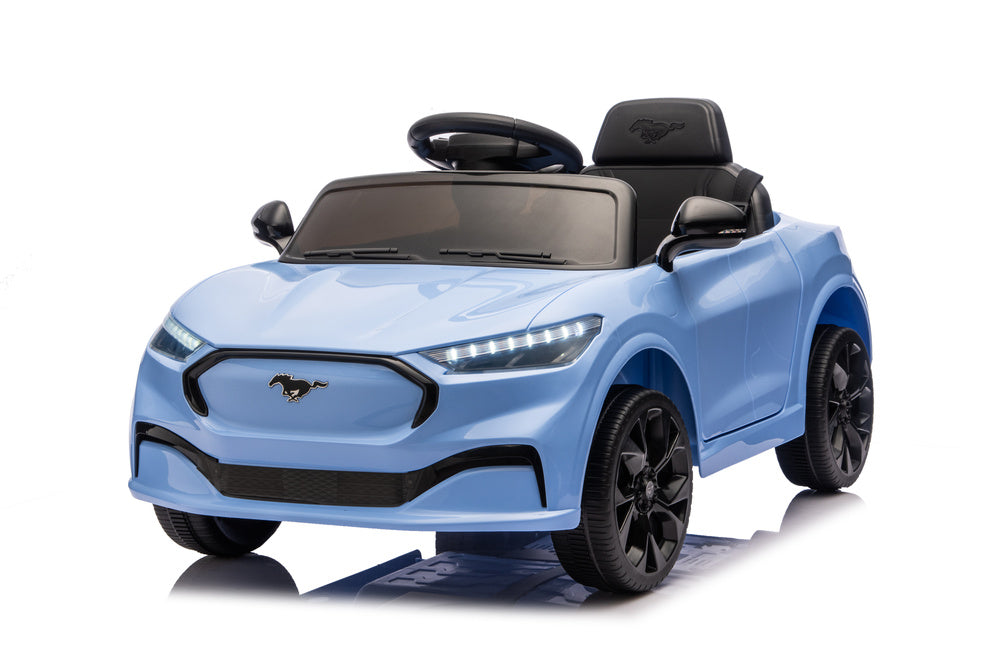 Ford Mustang Mach-E Blue 24V Battery-Powered Car – view 7
