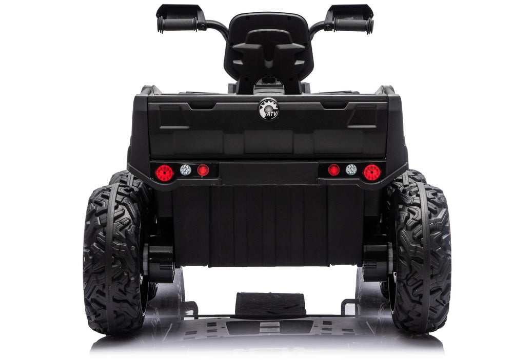 Battery-Operated Quad ATV 6 Wheels With Trailer JC606 24V 4x4 Blue – view 7