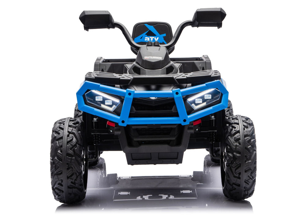 Battery-Operated Quad ATV 6 Wheels With Trailer JC606 24V 4x4 Blue – view 6