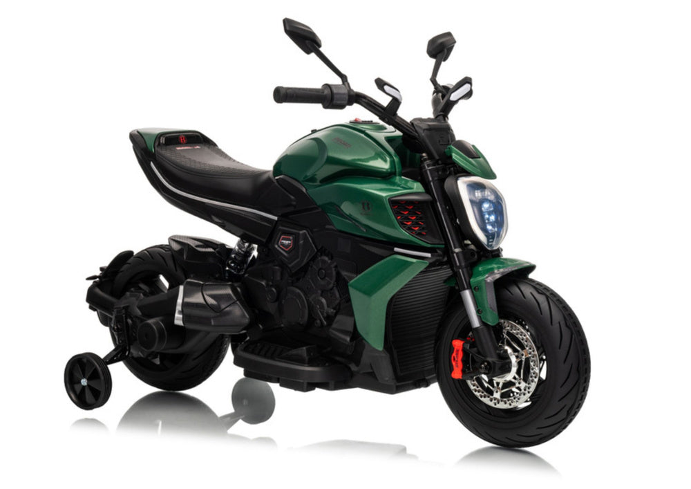Battery Operated Motorbike XMX656 Green – view 5