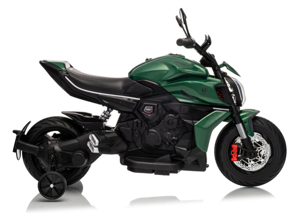 Battery Operated Motorbike XMX656 Green – view 4
