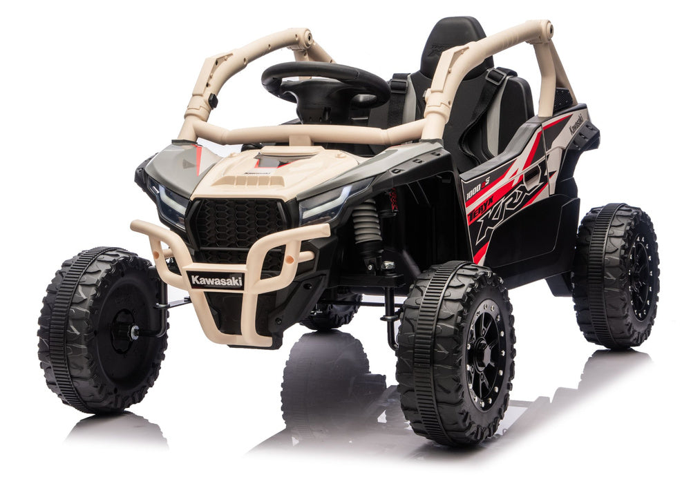 Kawasaki JS330 24V5Ah Battery Car Black and Beige – view 2