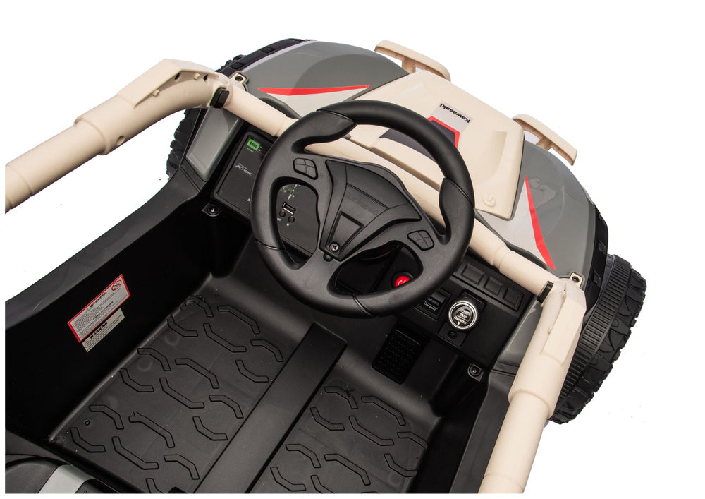 Kawasaki JS330 24V5Ah Battery Car Black and Beige – view 9