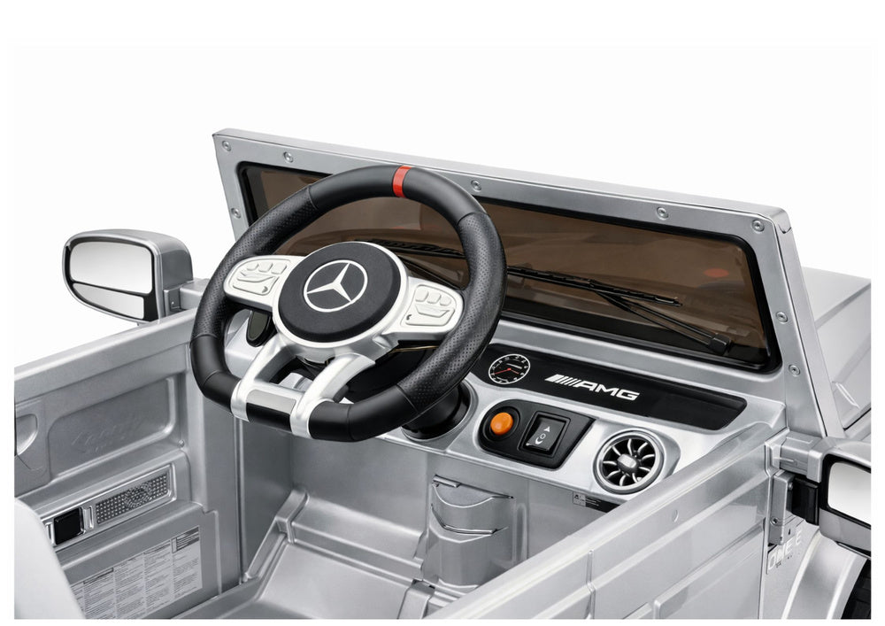 Mercedes AMG G 63 Silver Painted Battery-Operated Car – view 10