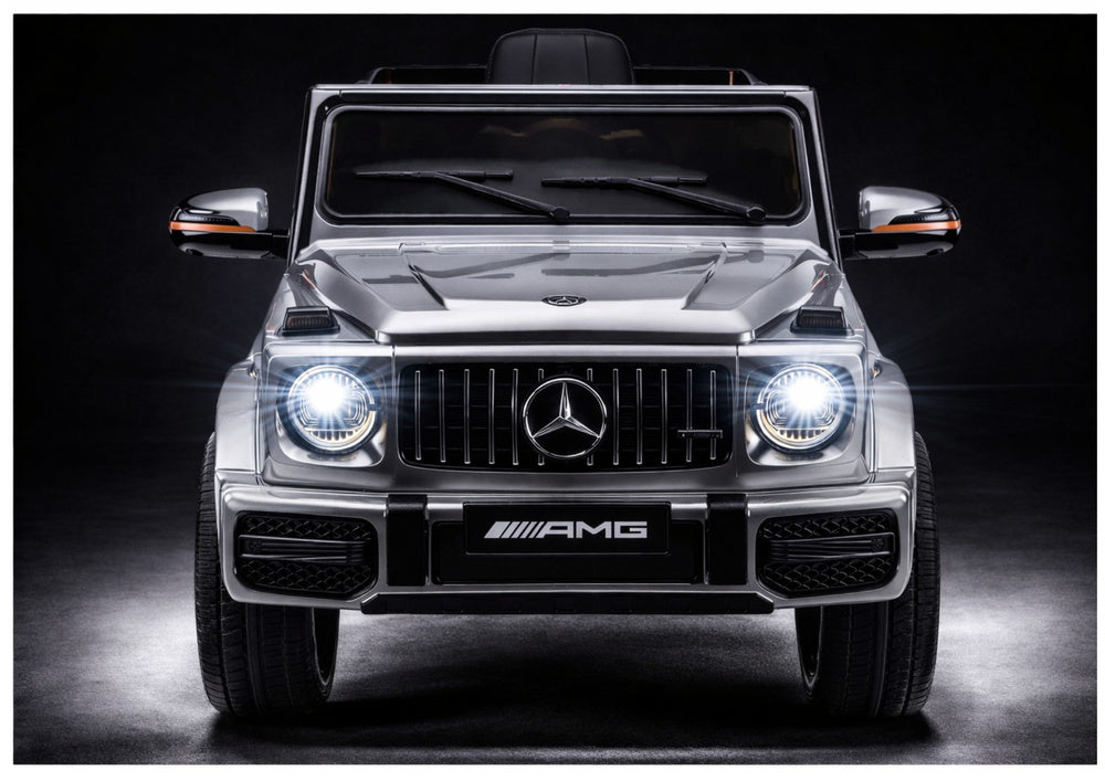 Mercedes AMG G 63 Silver Painted Battery-Operated Car – view 12