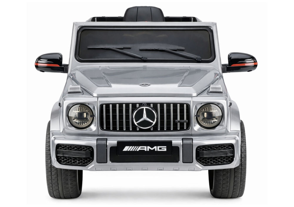 Mercedes AMG G 63 Silver Painted Battery-Operated Car – view 4