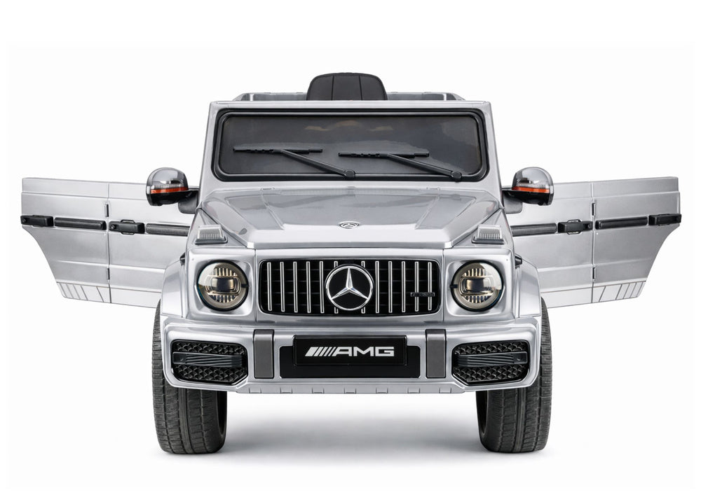 Mercedes AMG G 63 Silver Painted Battery-Operated Car – view 5