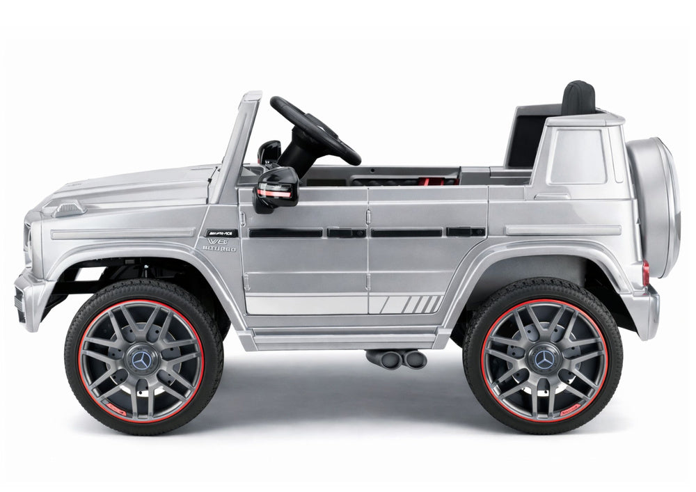 Mercedes AMG G 63 Silver Painted Battery-Operated Car – view 8