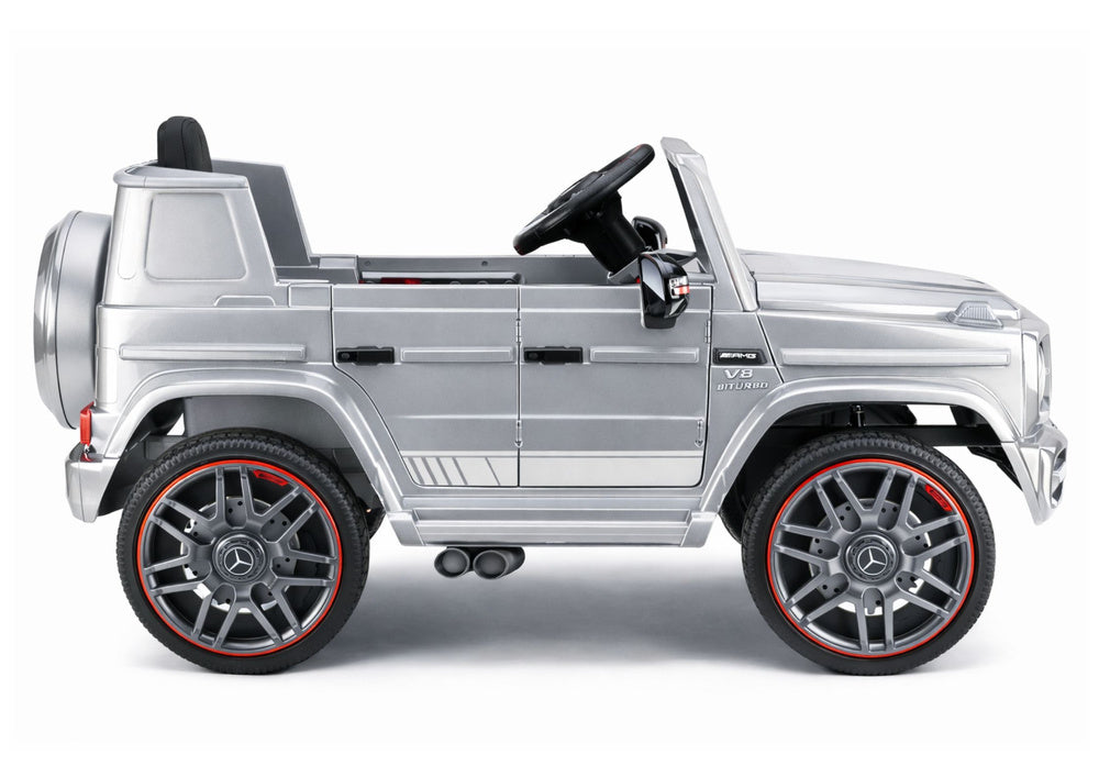 Mercedes AMG G 63 Silver Painted Battery-Operated Car – view 9