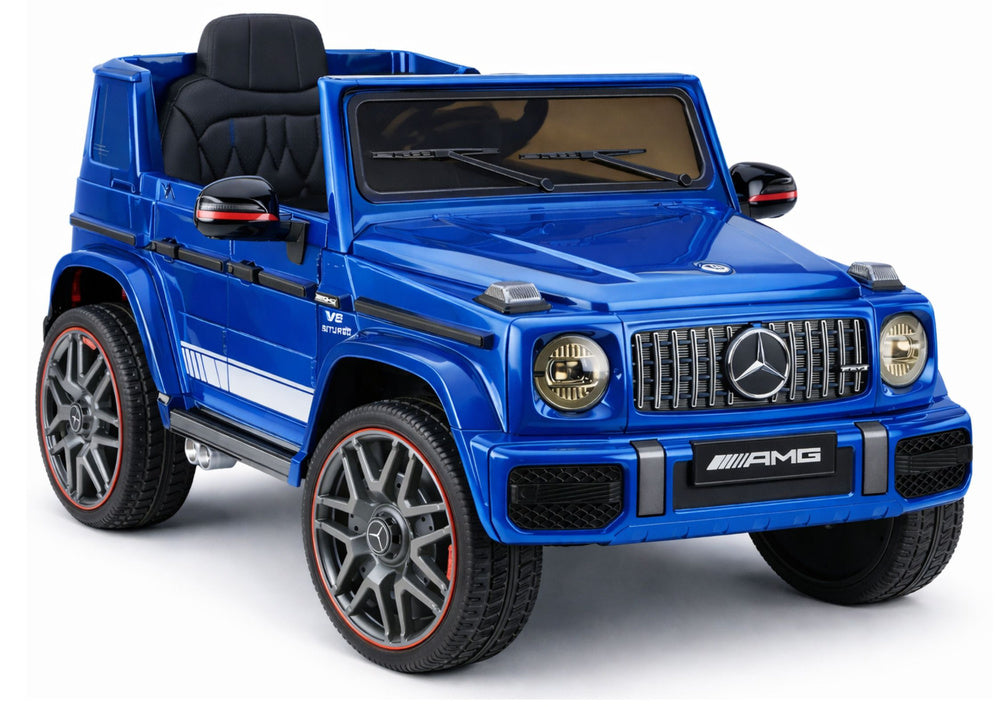 Mercedes AMG G 63 Blue Painted Electric Ride-On Car – Electric Ride-On