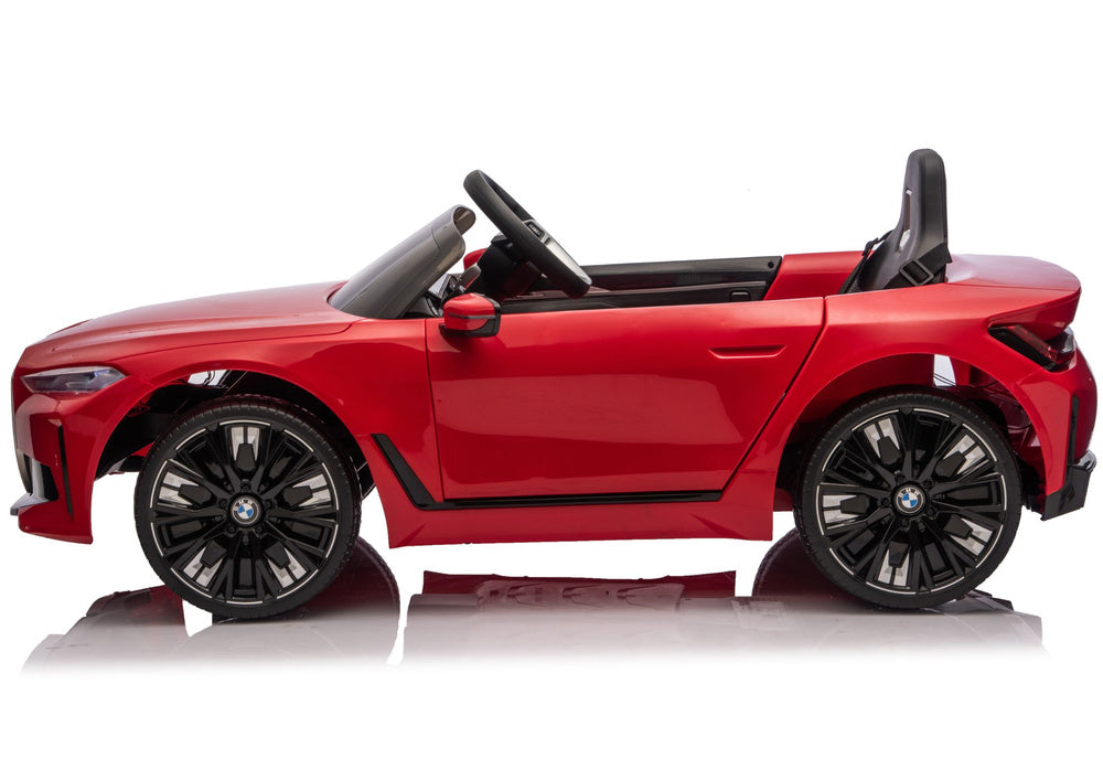 BMW i4 4x4 JE1009 Red Electric Ride-On Car – view 4