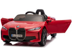 BMW i4 4x4 JE1009 Red Electric Ride-On Car – view 6