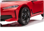 BMW i4 4x4 JE1009 Red Electric Ride-On Car – view 7