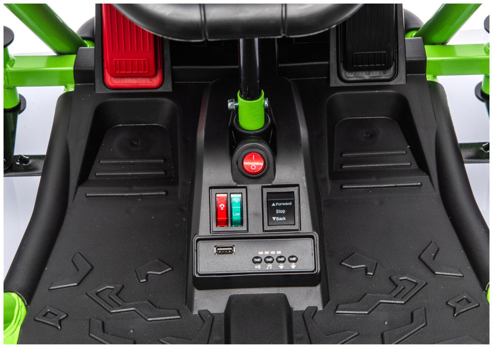 Battery Operated Vehicle DM-107 DRIFT 24V7 Silent Engine Green – view 11
